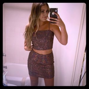 Two piece party outfit